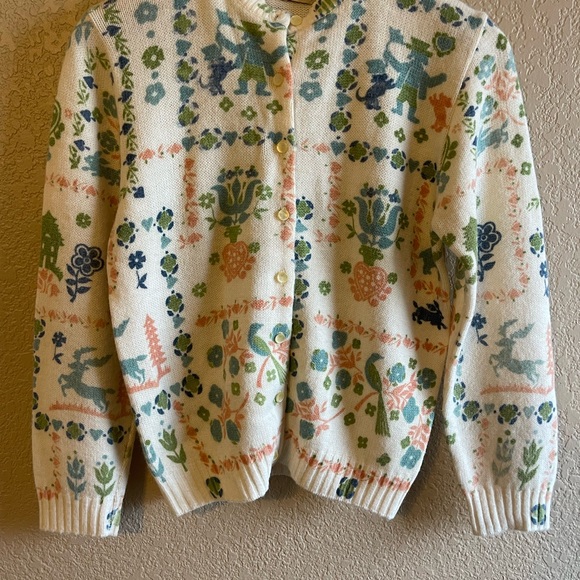 Vintage Bobbie Brooks Women’s Patterned Cardigan | XSmall or Small - Picture 3 of 16
